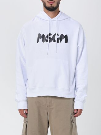 Msgm Logo Print Hoodie