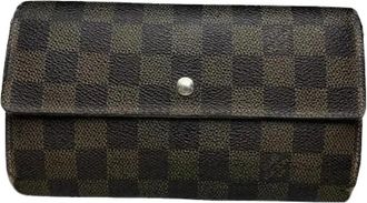 Louis Vuitton Pre-owned Wallets, female, Brown, Size: ONE SIZE Pre-owned Vintage Wallet
