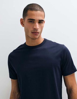 GANT t-shirt Pima blu medio