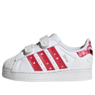 adidas (TD) adidas x Disney Superstar LED Lights White Bright Red KK1294
