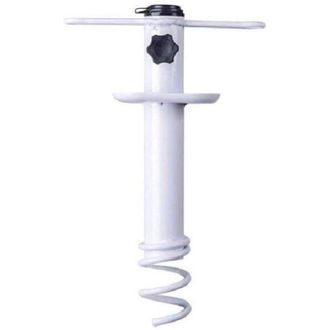 OEM Anclaje De Arena Para Sombrilla De Playa, Base Para Acampar Al Aire Libre, Soporte Para Barrena, Estante De Almacenamiento En Espiral, Resistente, Par