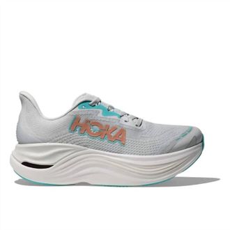 Hoka One One Womens Skyward X Shoe In Cosmic Grey/rose Gold