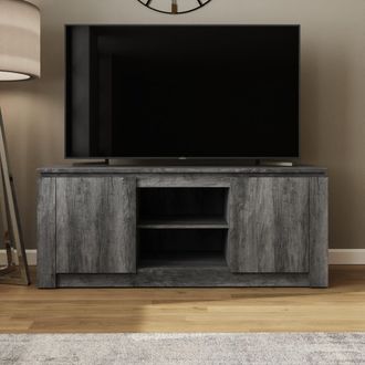 GFW Canyon Wide TV Unit in Charcoal