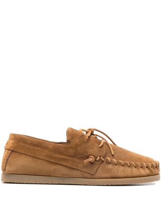 Isabel Marant laced boat shoes - Marrone