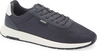 BOSS Titanium Runn Sneaker in Navy at Nordstrom Rack, Size 12Us / 11Uk