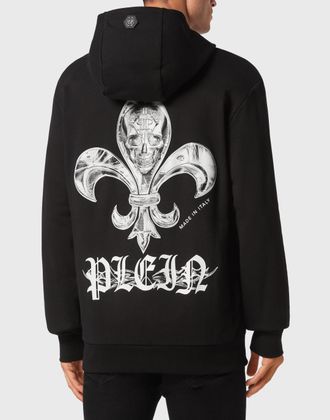 Philipp Plein Sweatshirt Met Capuchon Chrome