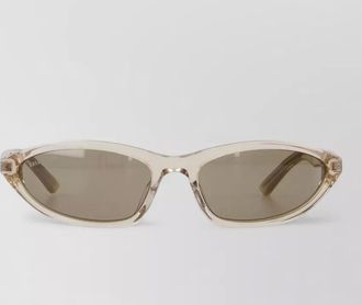 Balenciaga acetate oval sunglasses