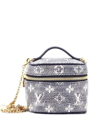 Louis Vuitton Vanity Case Monoglam Jacquard Canvas Micro satchel - Blue