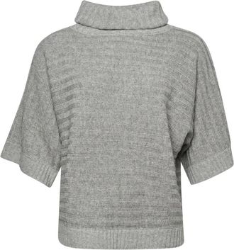 Lind Turtleneck - Dames - Coltruien - Grijs - L - Leer - Truien & Vesten