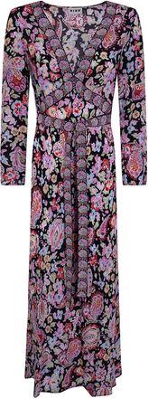 Rixo Tania Dress Cara Floral Black