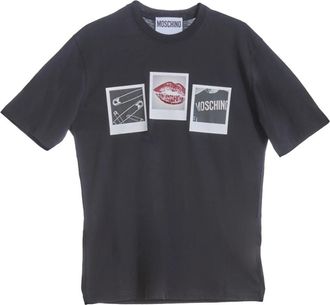 Moschino Photos T-shirt - Heren - T-shirts - Zwart - S - Katoen - Tops