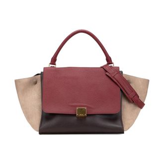 Celine Pre-owned Leren Handtas - Dames - Pre-owned - Bruin - Maat: ONE Size Leer