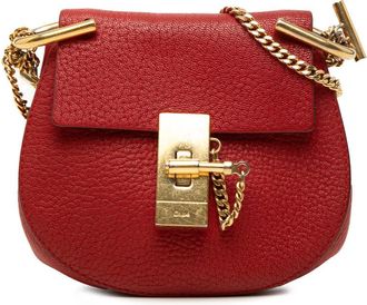 Chlo&eacute; Pre-owned Chloe Nano Grained Lambskin Drew Crossbody Ladies 18GXRP7O8NVTBCPD