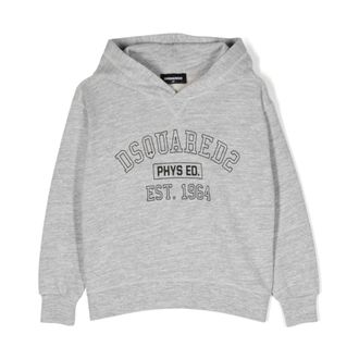 Dsquared2 Stylish Jumper - male - Dsquared2 - Kids Sweatshirts - Gray - 8 Y - Kids