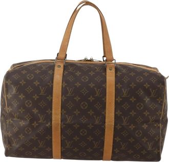 Louis Vuitton Sac Souple Monogram Canvas Brown Canvas Handbag (Pre-Owned)