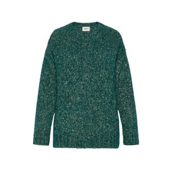 Max Mara Jersey de punto con cuello redondo - Knitwear - Mujer - Verde - M