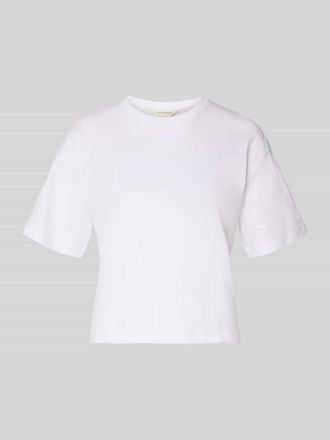 Moss Copenhagen T-Shirt mit Rundhalsausschnitt Modell Moa Melea in Weiss, Gr&ouml;&szlig;e L/XL