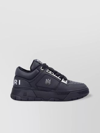 Amiri leather metallic low-top sneakers