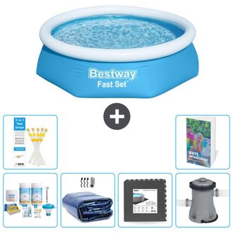 Bestway Piscina Bestway Fast Set Redonda - 244x61 Cm - 7-piezas S59