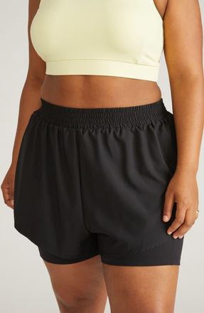 Universal Standard Active Shorts in Black at Nordstrom, Size Xl