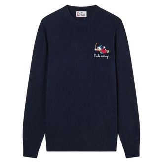 MC2 Saint Barth Maglione leggero Heron Light Embry girocollo - - Knitwear - Uomo - Blu - L