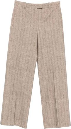 Circolo 1901 Fd 4110 Cante - Dames - Straight fit broeken - Beige - S - Katoen - Broeken