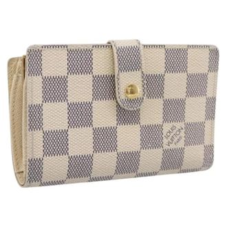 Louis Vuitton Pre-owned Damier Azur Canvas Wallet - - Pre-owned - Donna - Bianco - ONE SIZE