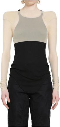 Rick Owens Mujer, Camisetas, Beige, Talla: S