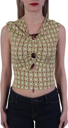 Pinko Top Marostica 1 - Dames - Tops zonder mouwen - Veelkleurig - S - Tops