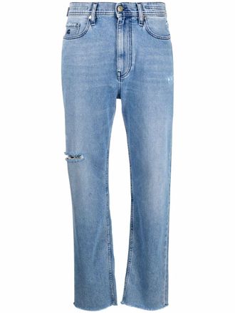 Jacob Cohen high-rise boyfriend fit jeans - women - Cotton/Spandex/Elastane/Polyester/Cotton - 27 - Blue