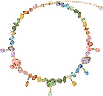 Swarovski Gema Gold-Tone Plated Crystal Necklace