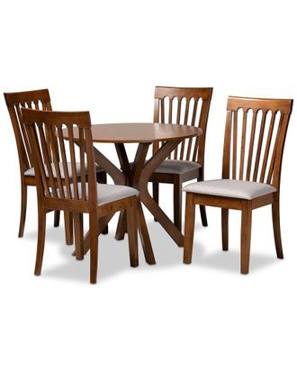 Baxton Studio Lore 5Pc Dining Set