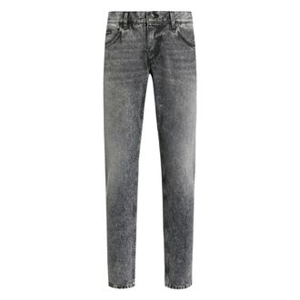 Dolce & Gabbana Slim-fit Jeans, male, Gray, Size: 3XL Slim-fit Jeans