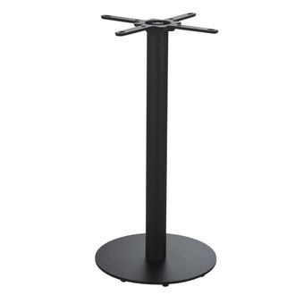 Maisons du monde Pata de mesa profesional redonda de metal negro ALT. 90 cm