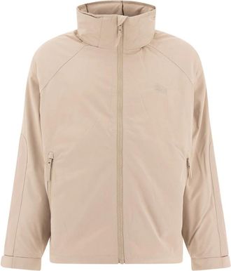 St&uuml;ssy Jassen, Heren, Grijs, XL, Nylon, Grijze Militaire Stijl Jas met Primaloft Voering