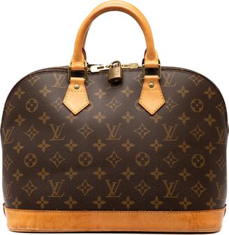 Louis Vuitton Pre-owned Womens Monogram Alma Pm - Brown Textile - One Size