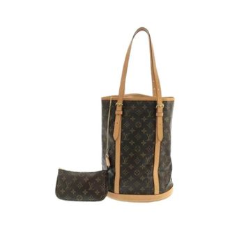 Louis Vuitton Pre-owned Bucket Bags, female, Brown, Size: ONE SIZE Pre-owned Monogram Shoulder Bag