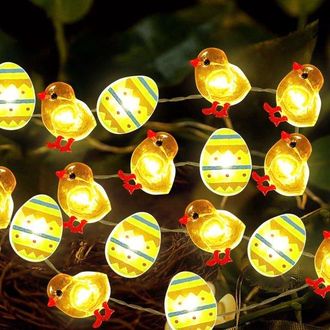 OEM Guirnalda De Luces Led Blancas C&aacute;lidas De 2 Metros Para Decoraci&oacute;n De Pascua Al Aire Libre