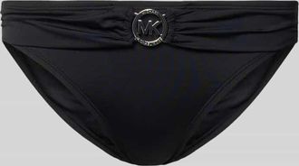 Michael Kors Bikini-Slip mit Logo Modell SOLIDS in Black, Gr&ouml;&szlig;e XS