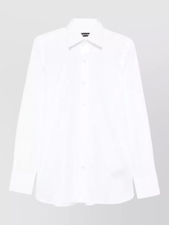 Tom Ford cotton shirt long sleeves button collar
