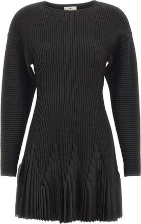 Elisabetta Franchi Mujer, Vestidos, Negro, Talla: L