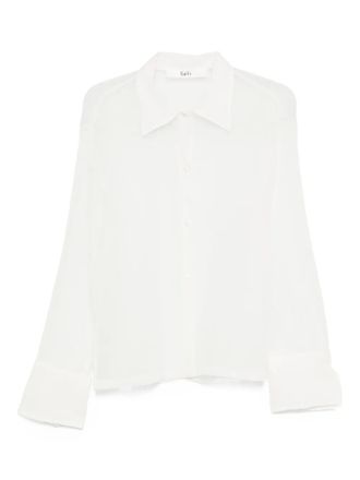 Séfr Willow shirt - women - Silk/Polyester - S - White