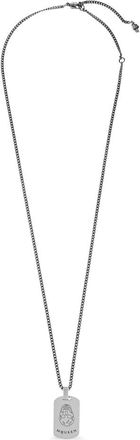 Alexander McQueen Engraved-logo Necklace