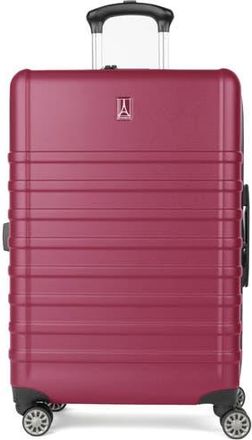 Travelpro Rollmaster Lite 2 24-Inch Expandable Medium Checked Hardside Spinner Luggage in Cranberry Matte at Nordstrom Rack