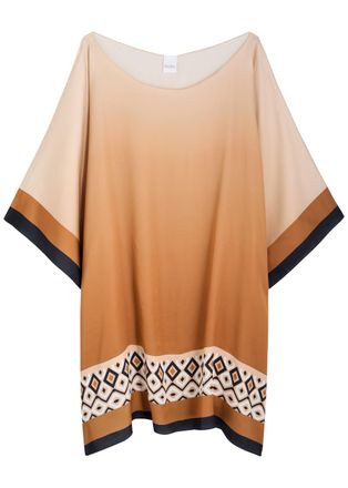 Max Mara Canzone Printed Satin Kaftan - Multicoloured 1 - One Size