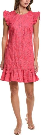 CeCe by Cynthia Steffe Cece Flutter Sleeve Ruffle Hem Mini Dress