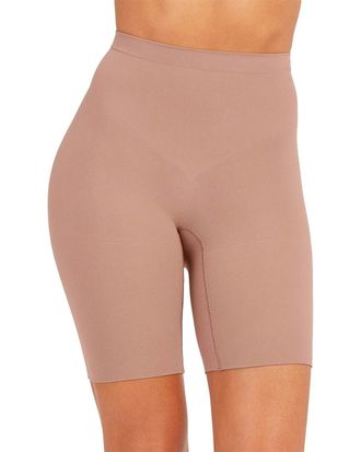 Spanx Power Shorts Shapewear Women Cafe Au Lait Seamless Mid-Thigh DDR2811