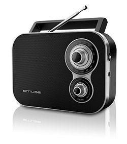 Muse Radio Anal&oacute;gico Radio Port&aacute;til M051r Fm/am, Mw A Ac Dc Negro