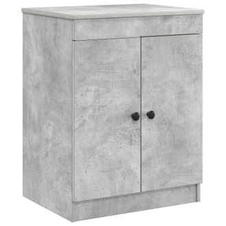 vidaXL Mueble De Cuarto De Ba&ntilde;o Gris Hormig&oacute;n 54 X 41 X 70 Cm Vidaxl