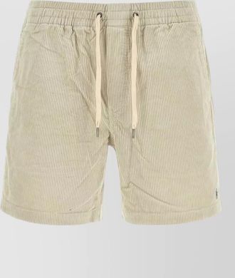 Polo Ralph Lauren corduroy bermuda shorts elastic waist pockets